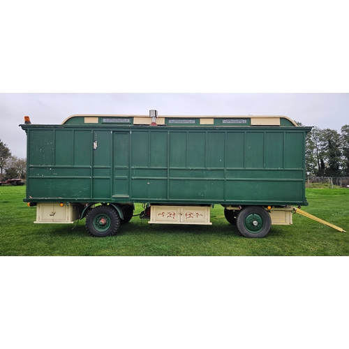  c.1908 Orton & Sons, Spooner Showman's Living Van. Made for Enoch Farrah, Wakefield. Typical three b... 