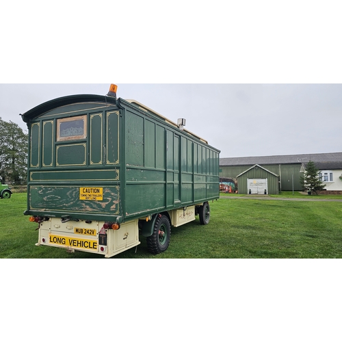  c.1908 Orton & Sons, Spooner Showman's Living Van. Made for Enoch Farrah, Wakefield. Typical three b... 