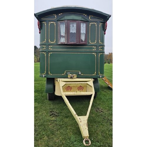  c.1935 Hurst's of Retford Showman's living van. Made for Charles Tuby of Doncaster. Typical three ba... 