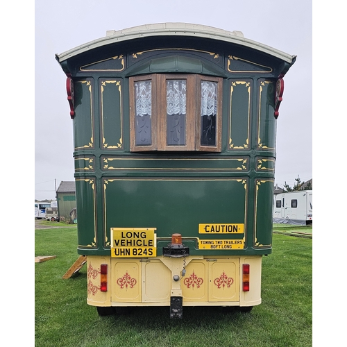  c.1935 Hurst's of Retford Showman's living van. Made for Charles Tuby of Doncaster. Typical three ba... 