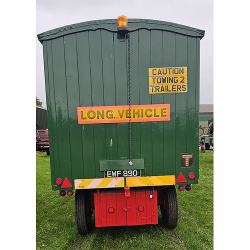  A late 19th/early 20th century roadman's living van, possibly by Eddison, fully restored in 1999/200... 