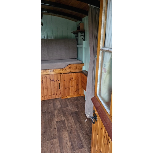  A late 19th roadman's living van, by Richard Garrett & Sons, c.1892, fully restored in 1999/2000 by ... 