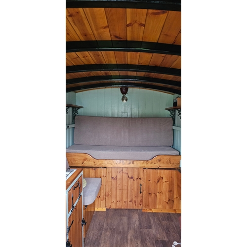  A late 19th roadman's living van, by Richard Garrett & Sons, c.1892, fully restored in 1999/2000 by ... 