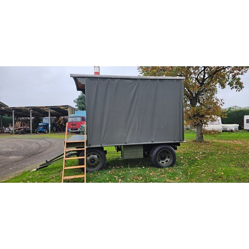  A late 19th roadman's living van, by Richard Garrett & Sons, c.1892, fully restored in 1999/2000 by ... 