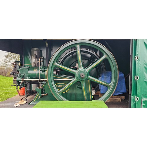  1958 Bedford O type flatbed truck, petrol with Tangye hot tube Stationary Engine. Registration numbe... 