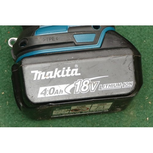 29 - A collection of four Makita torches/work lights, all with batteries. No charger.