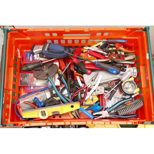 48 - A collection of quality mixed tools, including Stabila spirit levels and Knipex side cutters.