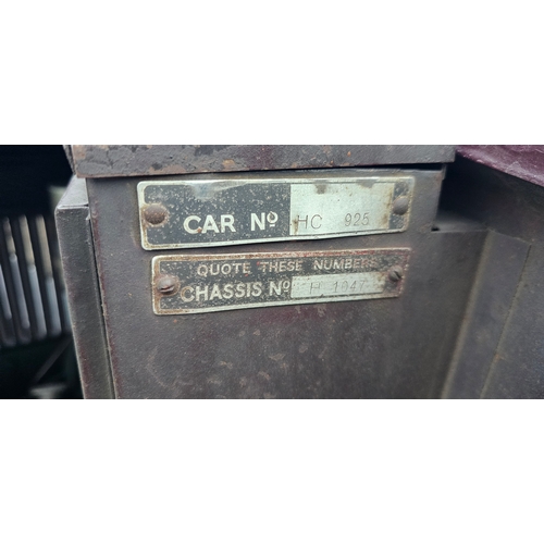 509 - 1933 Austin Heavy 12/4, 11.9hp. Registration number GV 1610. Chassis number H 1027. Body number HC 9... 