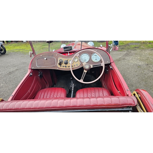 510 - 1950 MG TD RHD. Registration number USV 564 (non transferrable). Body Type 22381. Body No., 2439/497... 