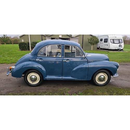 511 - 1968 Morris Minor, 1098cc. Registration number JKW 64F. Chassis number M/AS5 D 1203352M (note the V5... 