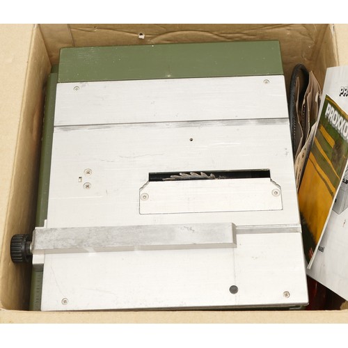 64 - A Proxxon table saw, model no. 28 070, in box.