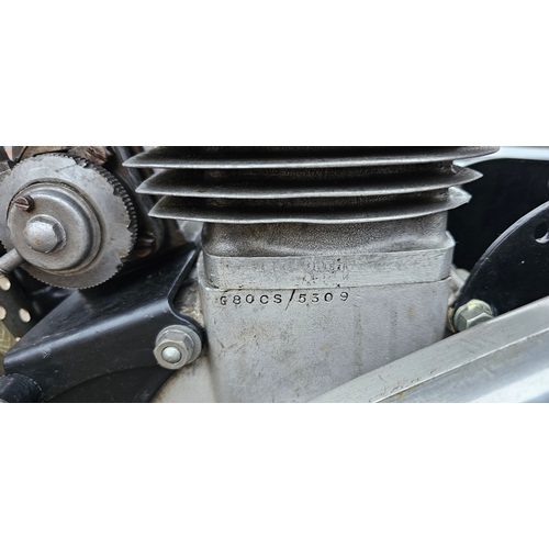 605 - 1966 Matchless G80 CS, 497cc. Registration number not registered. Frame number C11283. Engine number... 