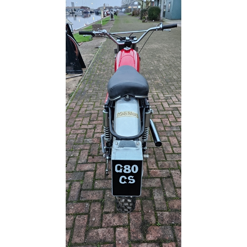 605 - 1966 Matchless G80 CS, 497cc. Registration number not registered. Frame number C11283. Engine number... 