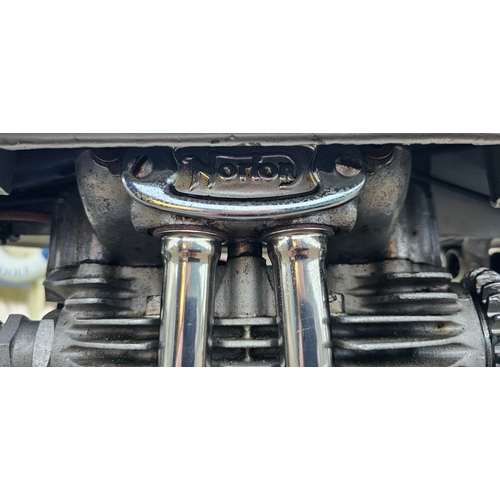 608 - 1951 Norton 500T Trials, 490cc. Registration number LFD 345. Frame number F3T 34996. Engine number F... 