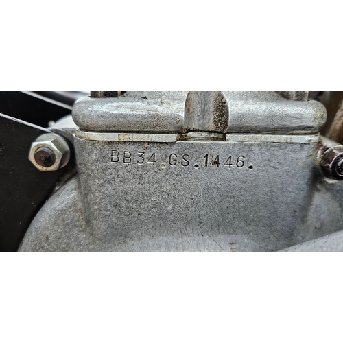 610 - 1955 BSA Gold Star B34 Trials, 499cc. Registration number MUN 187. Frame number CB32.1737 (over stam... 