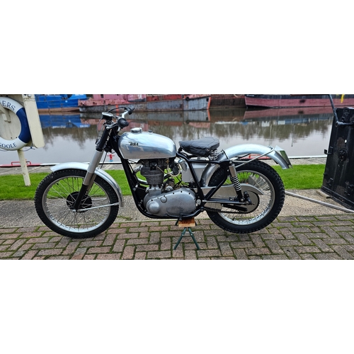 610 - 1955 BSA Gold Star B34 Trials, 499cc. Registration number MUN 187. Frame number CB32.1737 (over stam... 