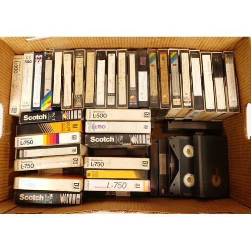 118 - A quantity of reel to reel magnetic tapes, to include Emitape, Scotch Superlife 215, and Scotch 175,... 