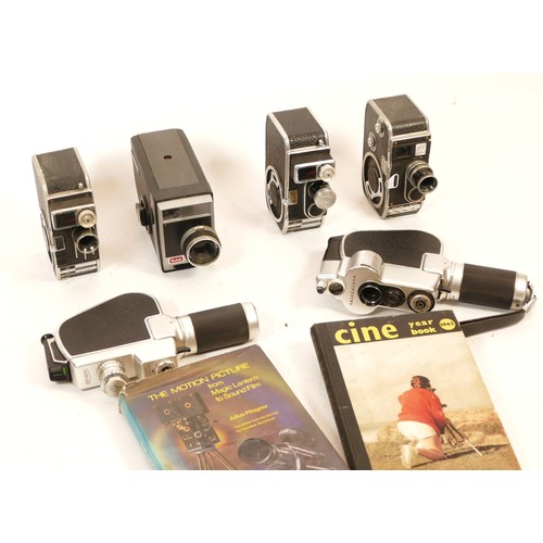 156 - A collection of cameras, primarily Yashica, to include a Minister-D, a Lynx 5000, and an ME1, togeth... 