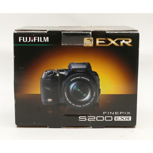 165 - A Fujifilm Finepix S200 EXR, in box.