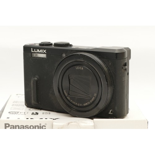 168 - A Panasonic TZ60 digital camera, with an in-built Leica lens, in box.