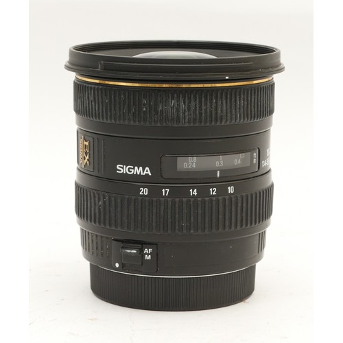 179 - A Sigma f/4-5.6 10-20mm lens.