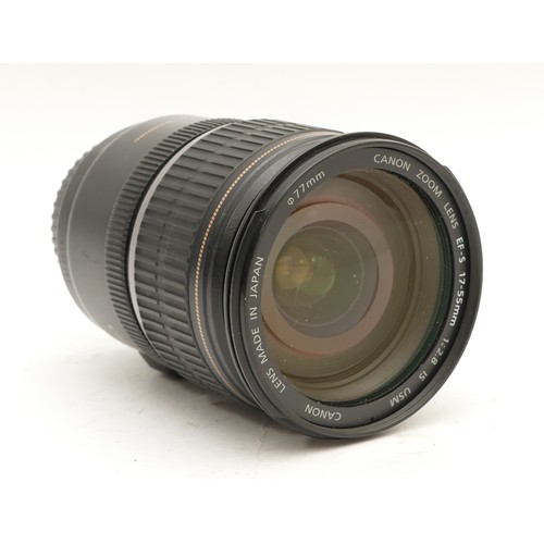 182 - A Canon EF-S f/2.8 17-55mm zoom lens.