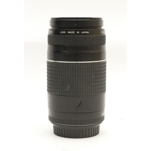 184 - A Canon EF f/4-5.6 75-300mm zoom lens.