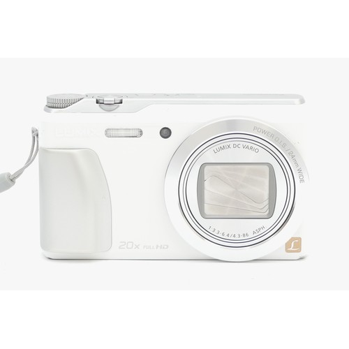 188 - A Panasonic Lumix, model no. DMC-TZ55, in white.