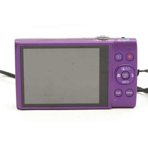 212 - A Canon IXUS 285 HS compact digital camera, in purple.