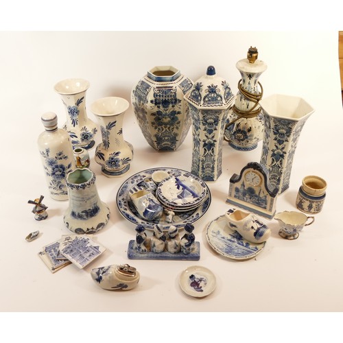 254 - A collection of homewares and collectables, to include Delftware ceramics, an Edwardian water jug an... 