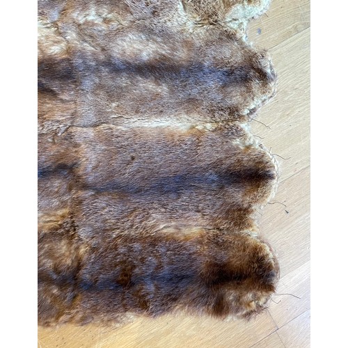 265 - Fur jacket by Faulkes of Edgbaston, Birmingham, 110cm chest, 102cm length. A black coney fur jacket,... 