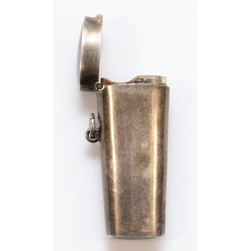 474 - A silver etui case, Birmingham 1902, 6cm, 19gm.