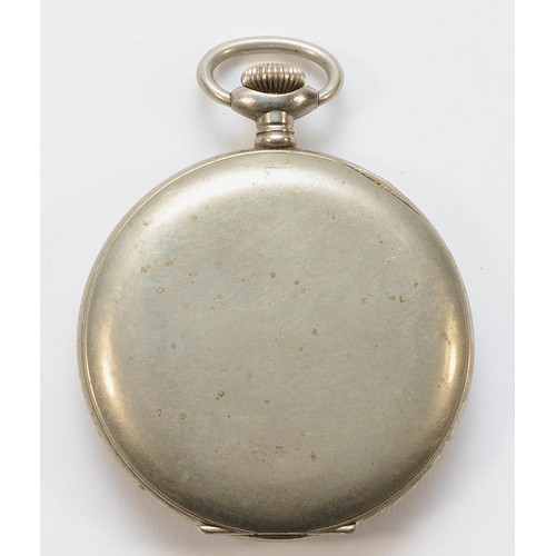 598 - CYMA, a nickel keyless wind open face pocket watch.
Working when catalogued.