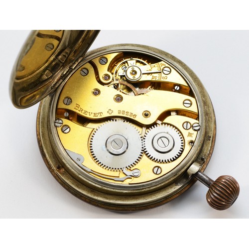 607 - A nickel case travelling 8 day clock, 65mm.
Working when catalogued, damage to the dial