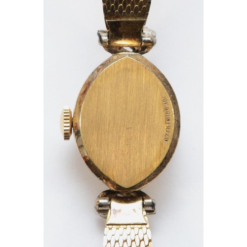 614 - Nivada, a 10K gold filled ladies manual wind wristwatch, case.
Working when catalogued