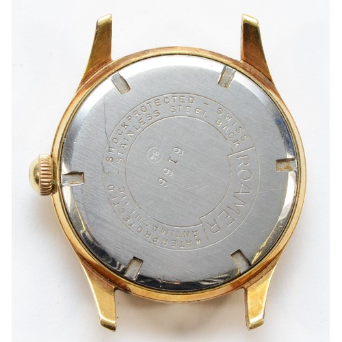 642 - Roamer, Popular, a gold plated manual wind gentleman's wristwatch, 32mm.
Working when catalogued