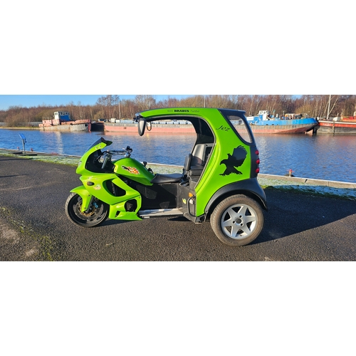 613 - 1987/2021 Yamaha/Smart Car trike. Registration number Q682 RGC. Frame number 1J7 401418. Engine numb... 