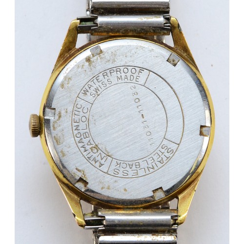 654A - Avia Olympic, a gold plated manual wind gentleman's wristwatch, screw back, 32mm
Working when catalo... 