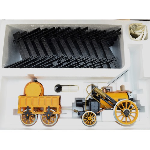 3 - A Hornby Railways 3.5 inch gauge live steam train set, 'Stephensons Rocket', in original box.