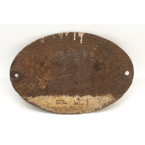 27 - A bridge plate L&NWR Co. 13, 30 x 45cm.

Provenance: Lot 329, Bridlington Railway Cafe Auction, Spic... 