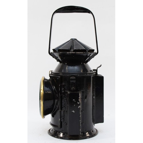 65 - A War Department, 1945, three-aspect handlamp, complete with burner.