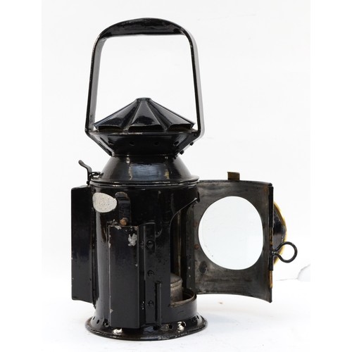 65 - A War Department, 1945, three-aspect handlamp, complete with burner.