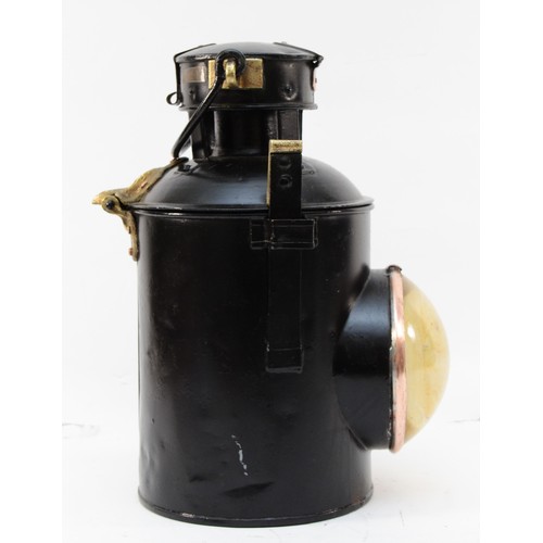 67 - A G.W.R. signal/points lamp case, together with its internal lamp, complete with burner.