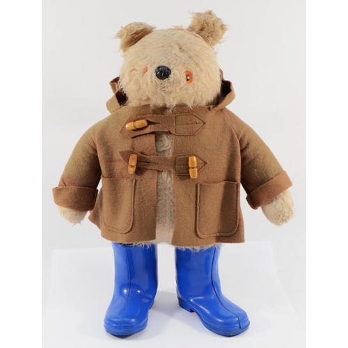 150 - Gabrielle Designs; Paddington Bear with brown jacket, c.1972, with original Gabrielle Designs label ... 