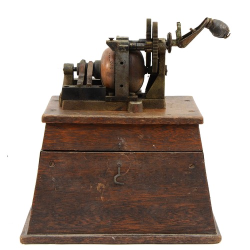 155 - A portable Yale key cutting machine, marked 500.