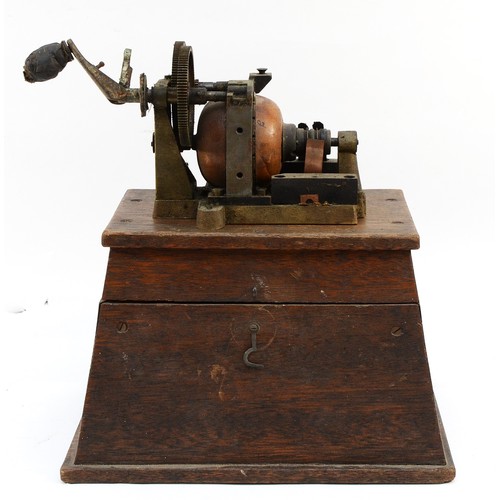 155 - A portable Yale key cutting machine, marked 500.