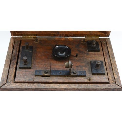 155 - A portable Yale key cutting machine, marked 500.