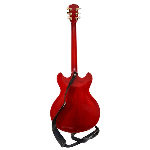 Washburn HB35/WR hollow body electric guitar, serial number