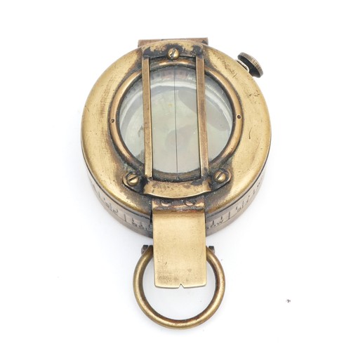 397 - WWII 1942 MKIII military compass by E.A.C, patented B129353.