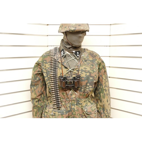 420 - WWII German Third Reich Wichengrens Waffen SS uniform, including the Smok German uniform covering it... 